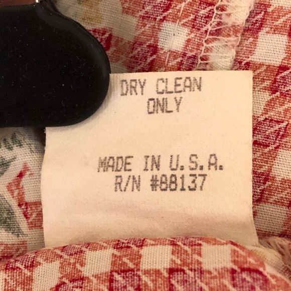 Vintage cottagecore sleeveless V neck 100% rayon midi dress Made in USA coastal - Picture 7 of 8